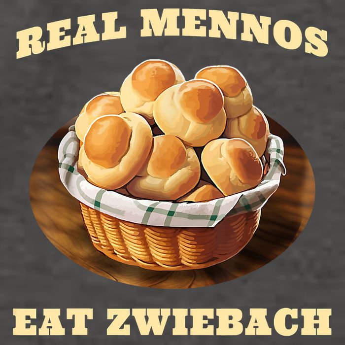 Zwiebach Mennonite Bun Roll Bread Baking Zwieback Vector Backpack
