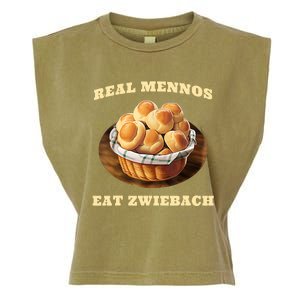 Zwiebach Mennonite Bun Roll Bread Baking Zwieback Garment-Dyed Women's Muscle Tee