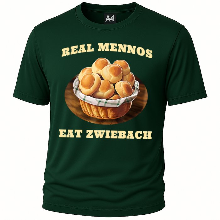 Zwiebach Mennonite Bun Roll Bread Baking Zwieback Cooling Performance Crew T-Shirt