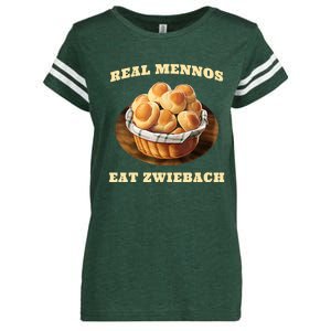 Zwiebach Mennonite Bun Roll Bread Baking Zwieback Enza Ladies Jersey Football T-Shirt