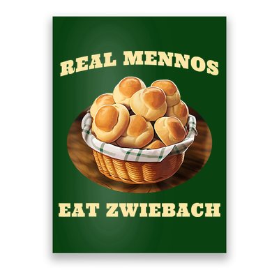 Zwiebach Mennonite Bun Roll Bread Baking Zwieback Poster