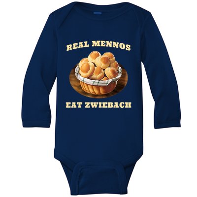 Zwiebach Mennonite Bun Roll Bread Baking Zwieback Baby Long Sleeve Bodysuit