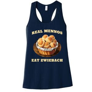 Zwiebach Mennonite Bun Roll Bread Baking Zwieback Women's Racerback Tank