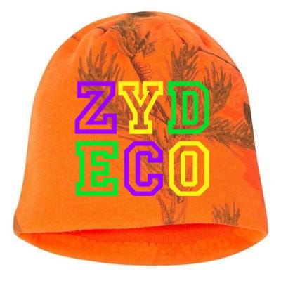 Zydeco Music Forever Festivals with Mardi Gras Fat Tuesday Premium Kati - Camo Knit Beanie