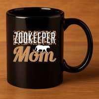 Zookeeper Mom Gift 11oz C Handle Ceramic Mug