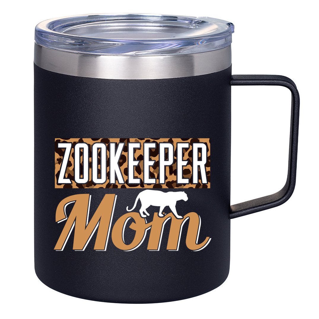 Zookeeper Mom Gift 12oz Stainless Steel Coffee Mug