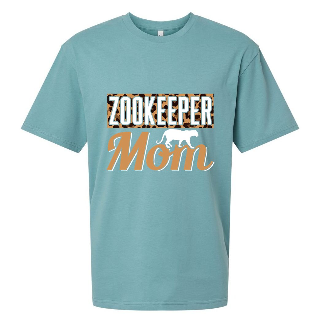 Zookeeper Mom Gift Sueded Cloud Jersey T-Shirt