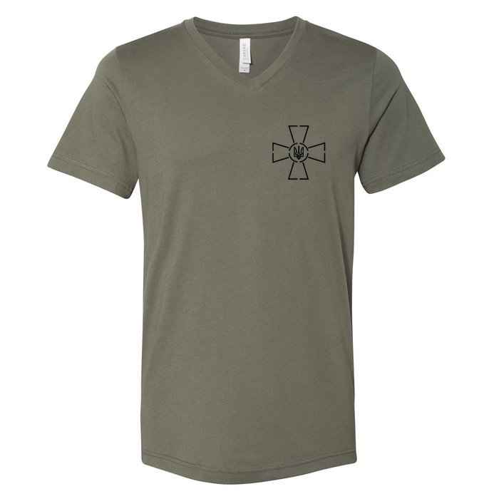 Zelensky Military Green Shirt V-Neck T-Shirt