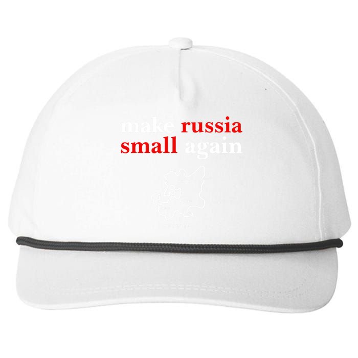 Zelensky Make Russia Small Again Snapback Five-Panel Rope Hat