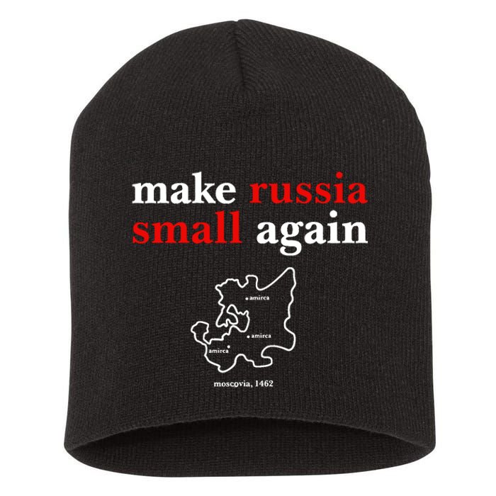 Zelensky Make Russia Small Again Short Acrylic Beanie