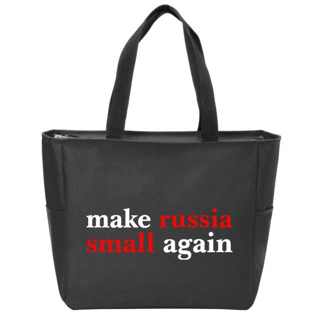 Zelensky Make Russia Small Again Zip Tote Bag