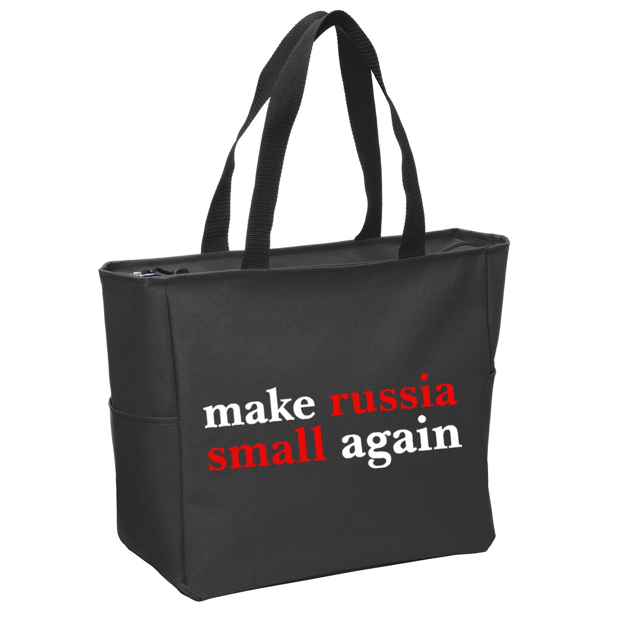 Zelensky Make Russia Small Again Zip Tote Bag