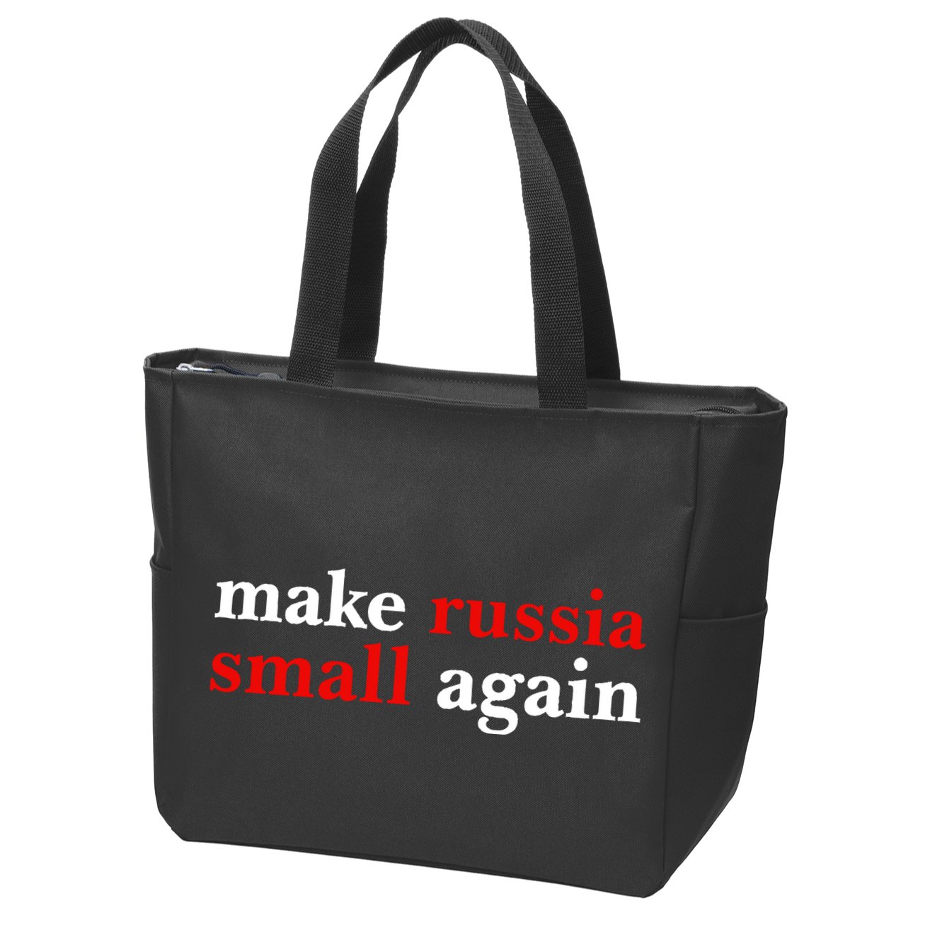 Zelensky Make Russia Small Again Zip Tote Bag