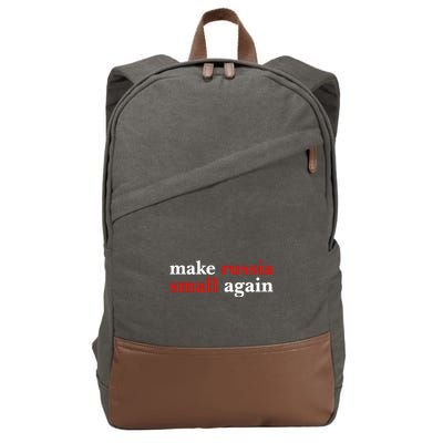 Zelensky Make Russia Small Again Cotton Canvas Backpack