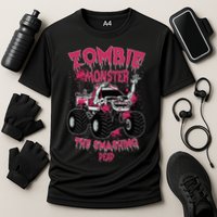 Zombie Monster Truck The Smashing Dead Cooling Performance Crew T-Shirt