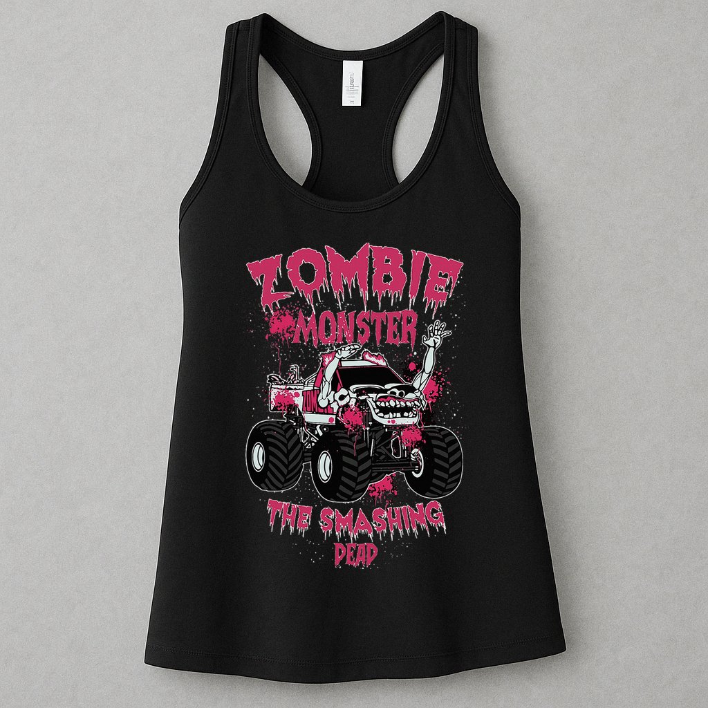 Zombie Monster Truck The Smashing Dead Womens Tank Top