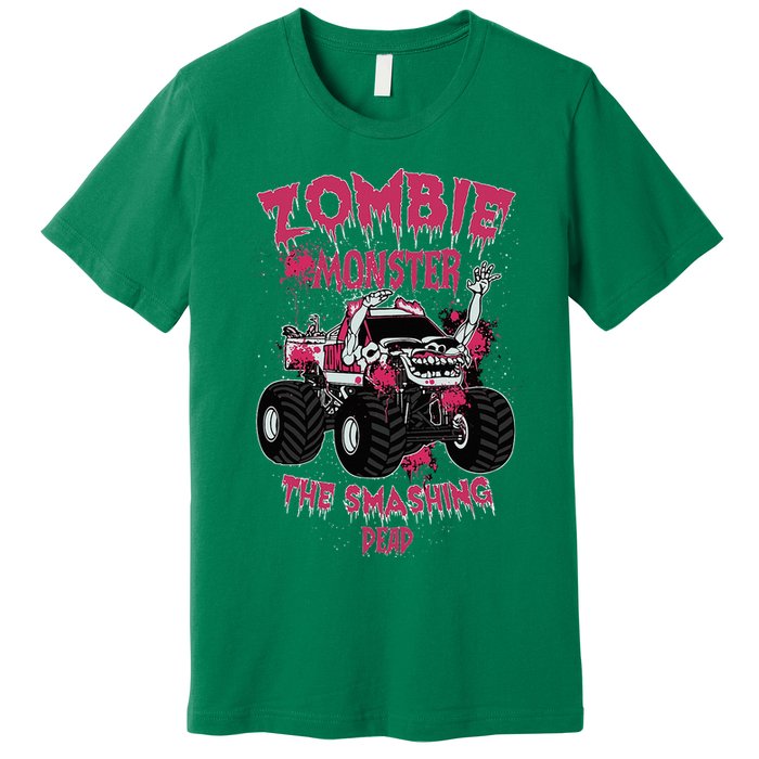Zombie Monster Truck The Smashing Dead Premium T-Shirt