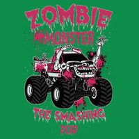 Zombie Monster Truck The Smashing Dead Premium T-Shirt