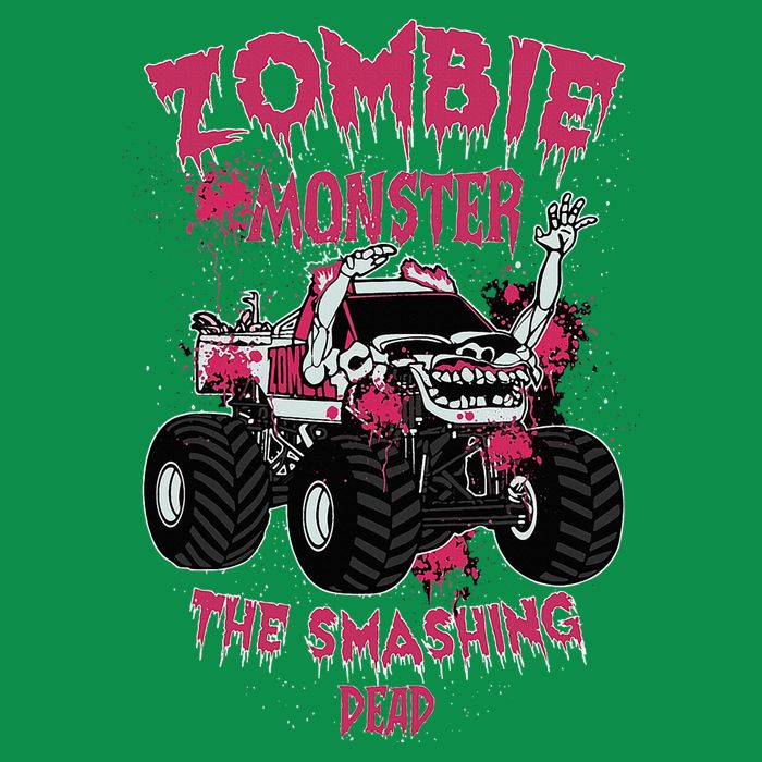 Zombie Monster Truck The Smashing Dead Premium T-Shirt