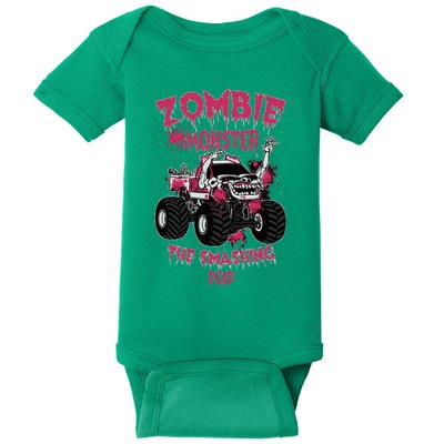 Zombie Monster Truck The Smashing Dead Baby Bodysuit