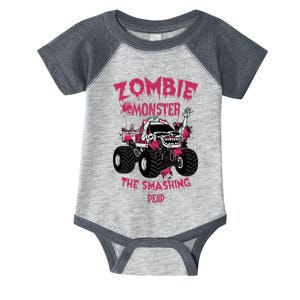 Zombie Monster Truck The Smashing Dead Infant Baby Jersey Bodysuit