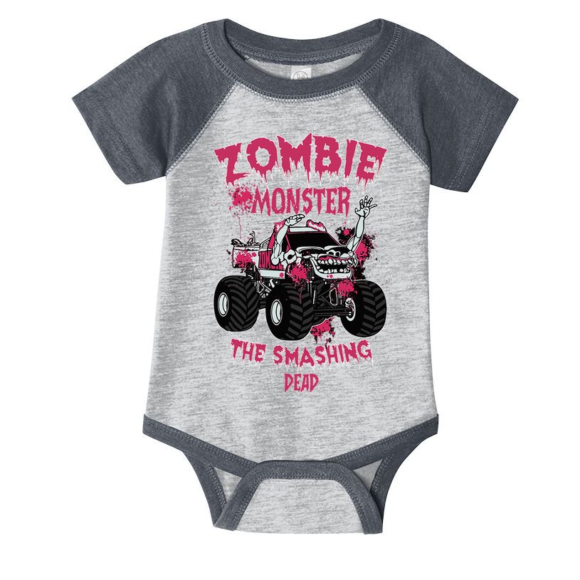 Zombie Monster Truck The Smashing Dead Infant Baby Jersey Bodysuit