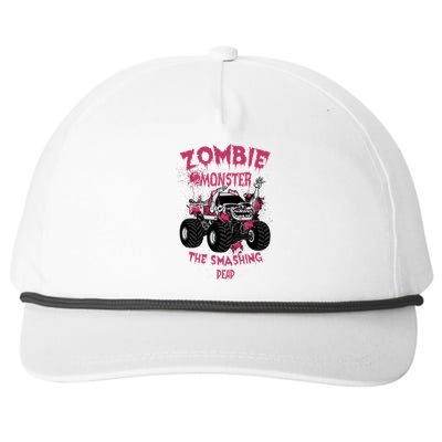 Zombie Monster Truck The Smashing Dead Funny Gift Snapback Five-Panel Rope Hat