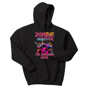 Zombie Monster Truck The Smashing Dead Kids Hoodie