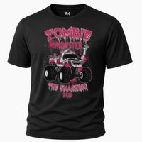 Zombie Monster Truck The Smashing Dead Cooling Performance Crew T-Shirt