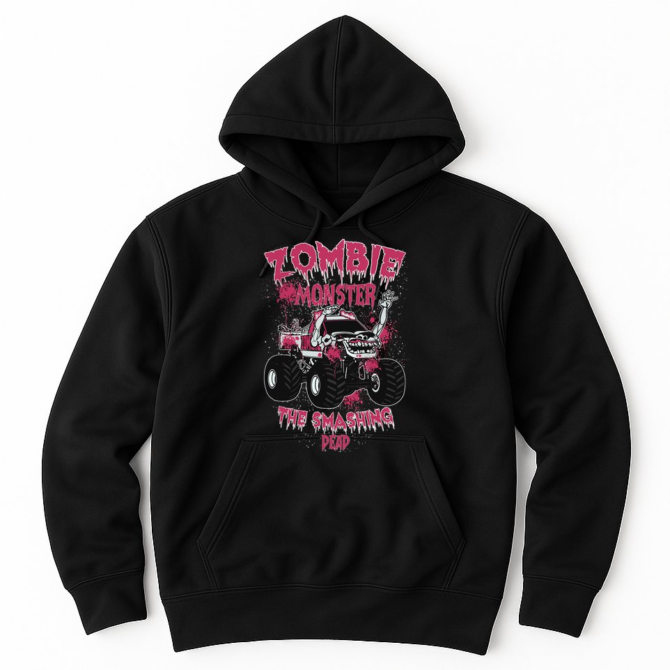 Zombie Monster Truck The Smashing Dead Hoodie