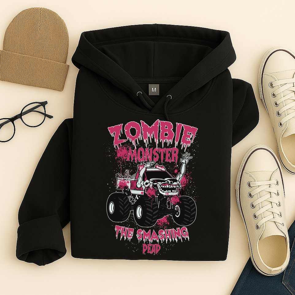 Zombie Monster Truck The Smashing Dead Hoodie