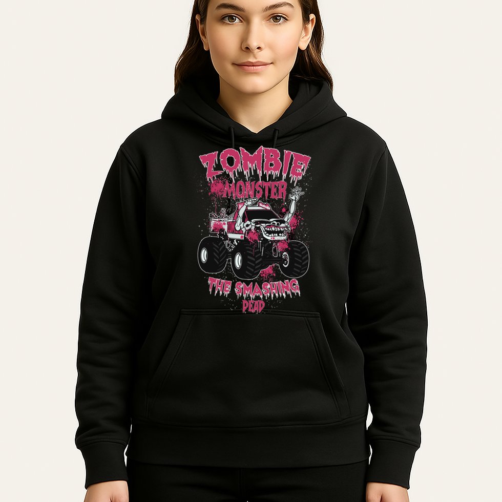 Zombie Monster Truck The Smashing Dead Hoodie
