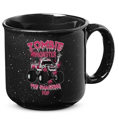 Zombie Monster Truck The Smashing Dead 15oz Campfire Ceramic Mug