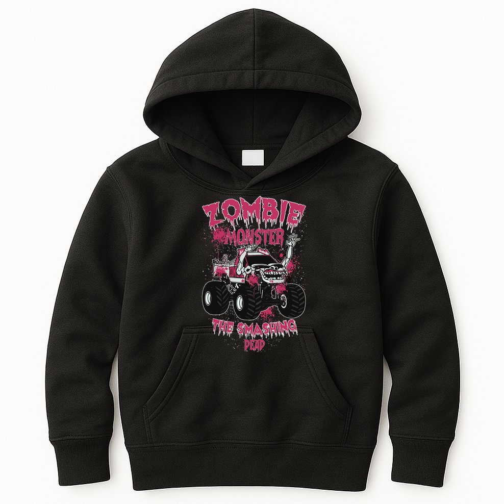 Zombie Monster Truck The Smashing Dead Kids Hoodie