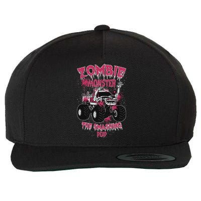 Zombie Monster Truck The Smashing Dead Wool Snapback Cap