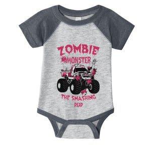 Zombie Monster Truck The Smashing Dead Infant Baby Jersey Bodysuit