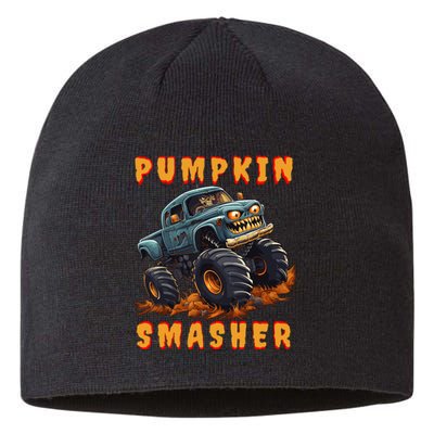 Zombie Monster Truck Pumpkin Smasher Halloween Costume Kids Sustainable Beanie