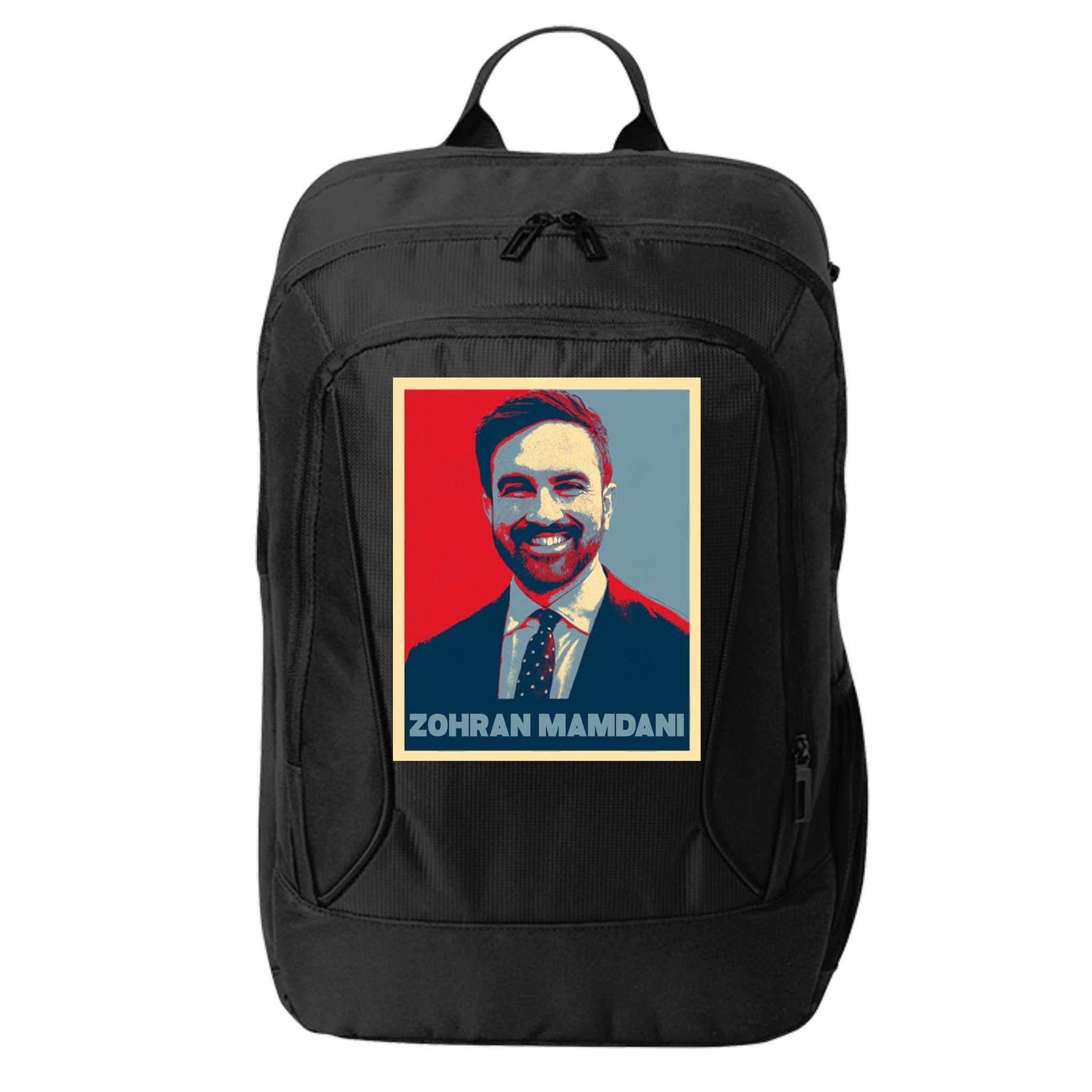 Zohran Mamdani Vintage Poster Design City Backpack