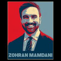 Zohran Mamdani Vintage Poster Design City Backpack