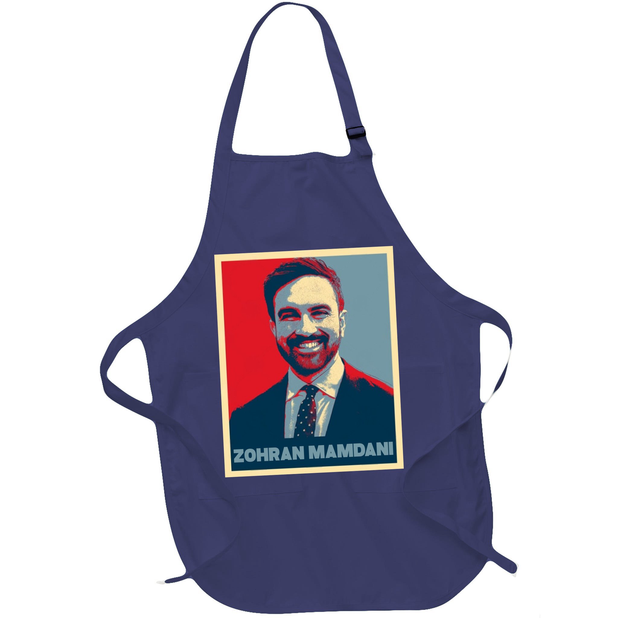 Zohran Mamdani Vintage Poster Design Apron