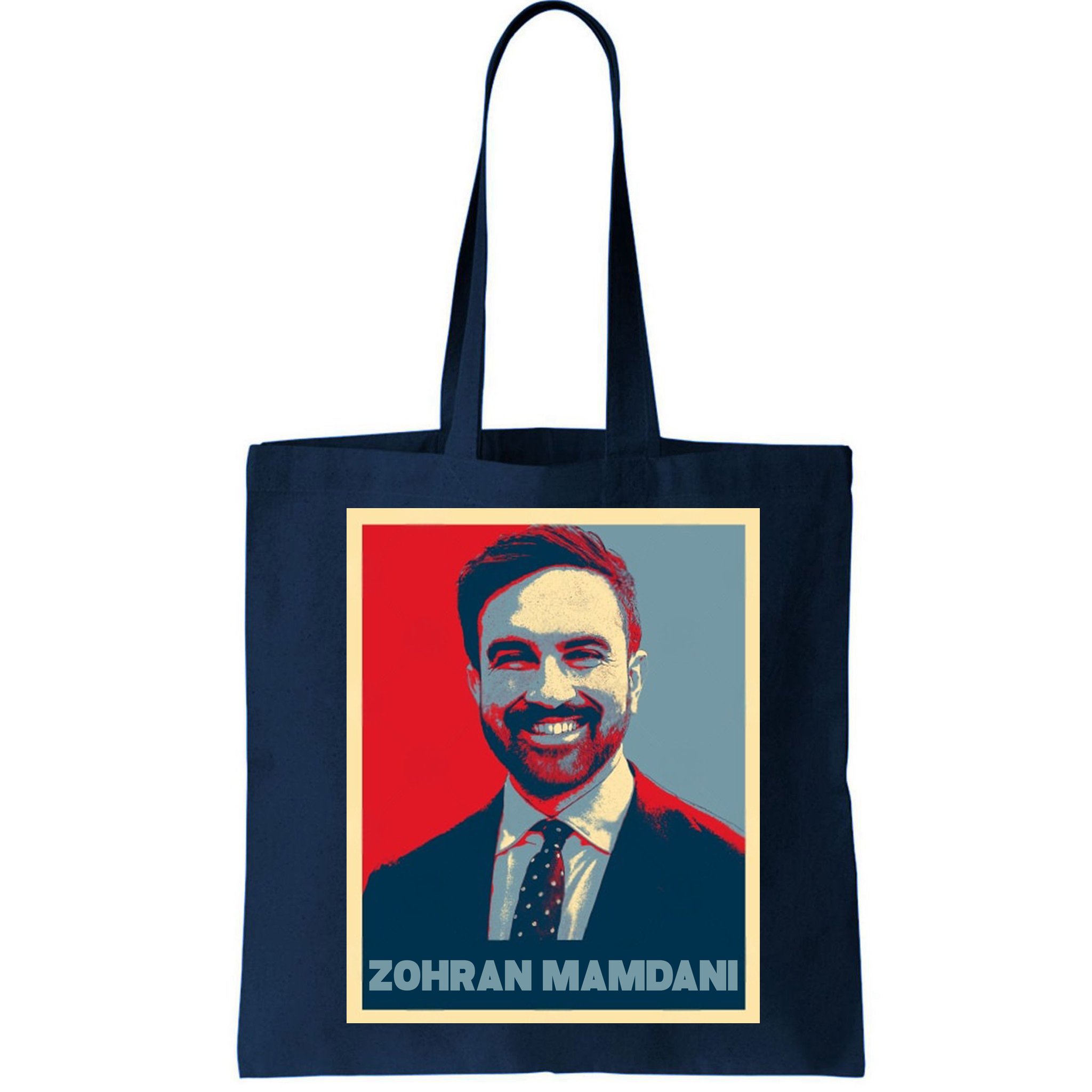 Zohran Mamdani Vintage Poster Design Bag