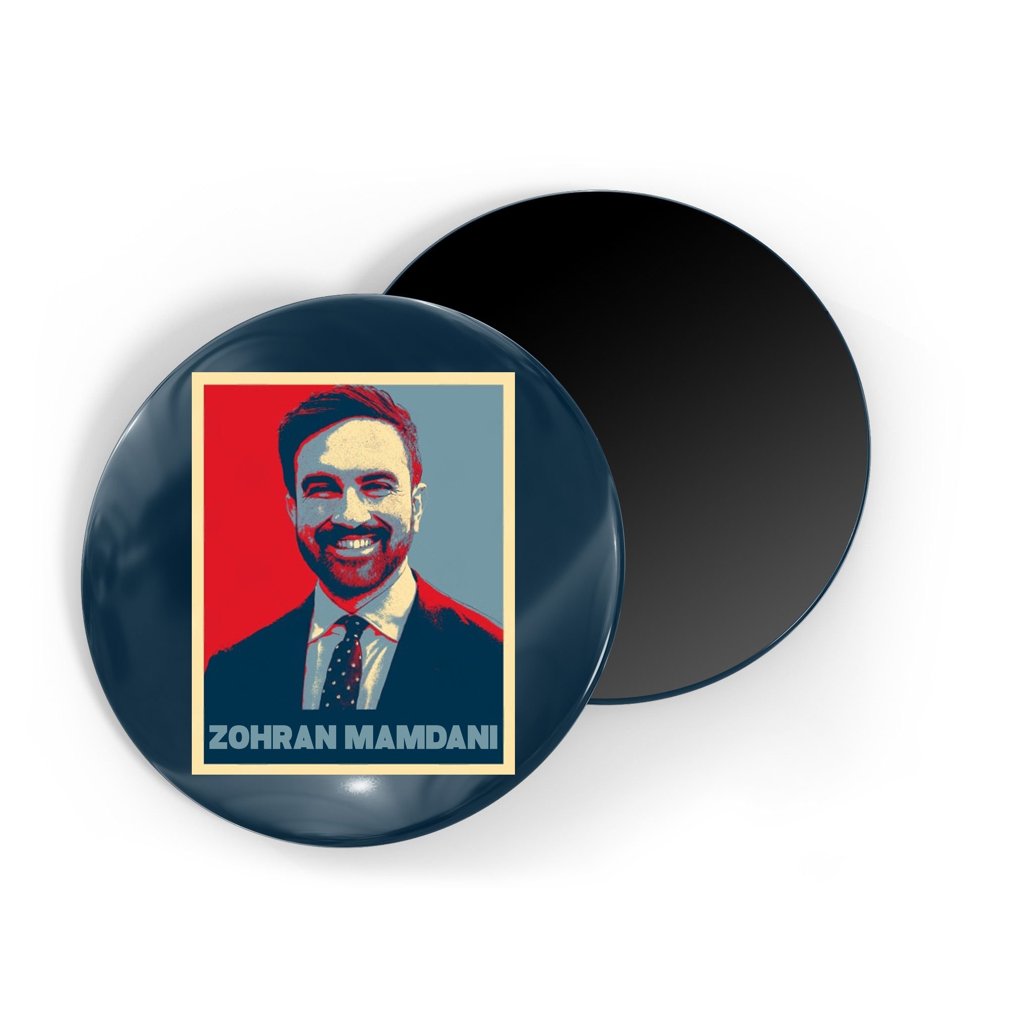 Zohran Mamdani Vintage Poster Design Magnet