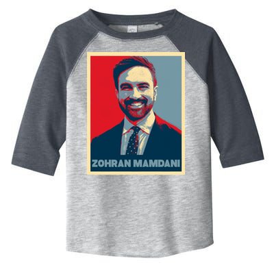 Zohran Mamdani Vintage Poster Design Toddler Fine Jersey T-Shirt