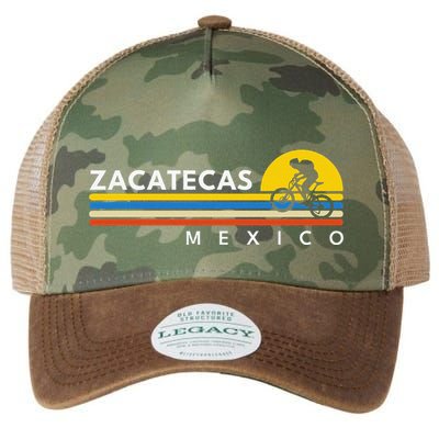 Zacatecas Mexico Vintage Retro Souvenirs Legacy Tie Dye Trucker Hat