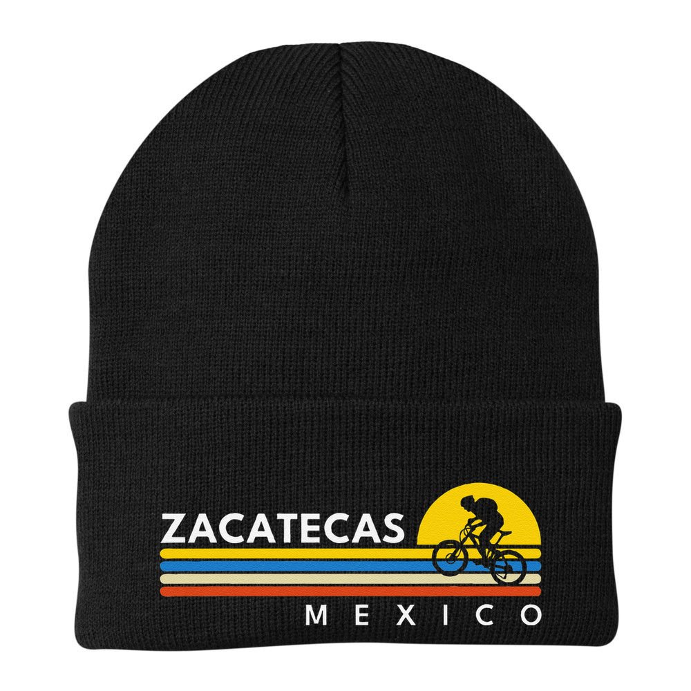 Zacatecas Mexico Vintage Retro Souvenirs Beanie