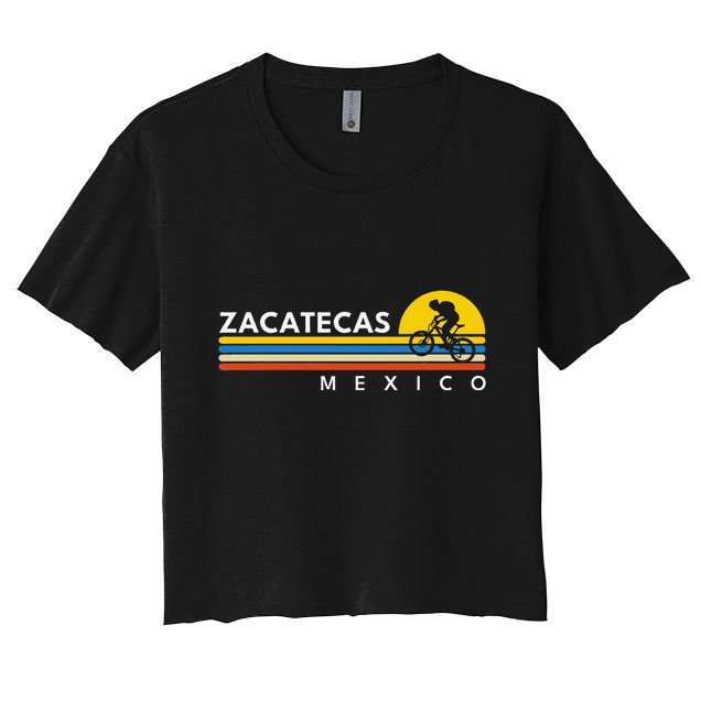 Zacatecas Mexico Vintage Retro Souvenirs Crop Top