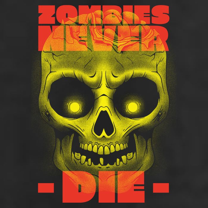 Zombies Never Die Cool Comfort Performance Bucket Hat
