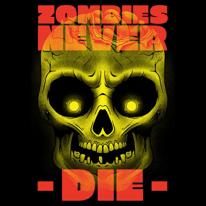 Zombies Never Die Cooling Performance Crew T-Shirt