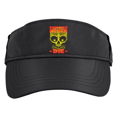 Zombies Never Die Adult Drive Performance Visor