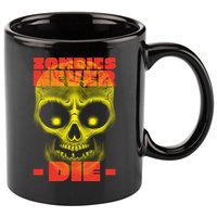 Zombies Never Die 11oz C Handle Ceramic Mug